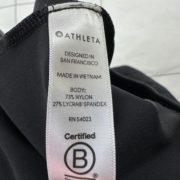 Athleta Pants Women 4 Black Stellar Trouser Modern Casual Active Sleek Commute - Picture 5 of 13